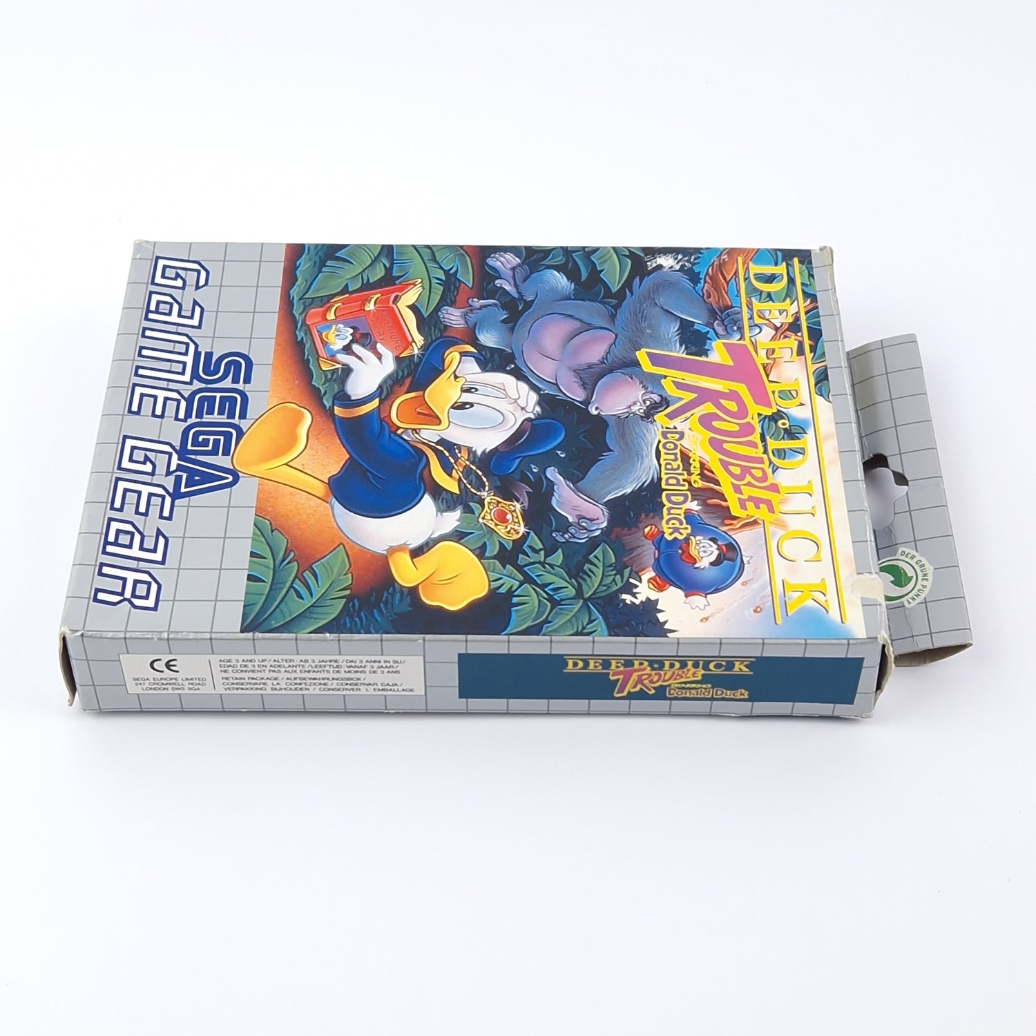 Sega Game Gear Spiel : Deep Duck Trouble starring Donald Duck - OVP Anleitung