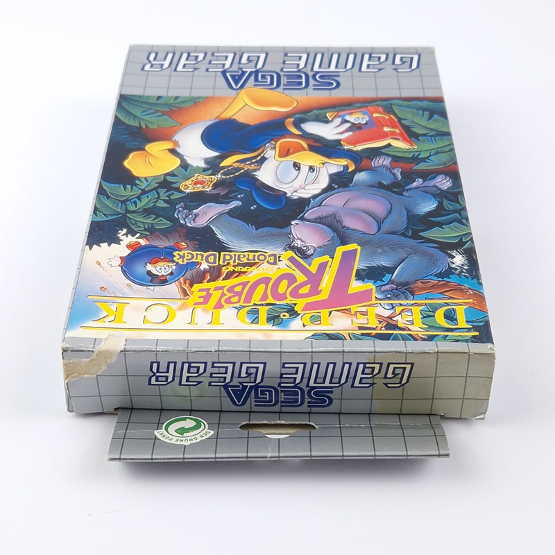 Sega Game Gear game: Deep Duck Trouble starring Donald Duck - original packaging instructions