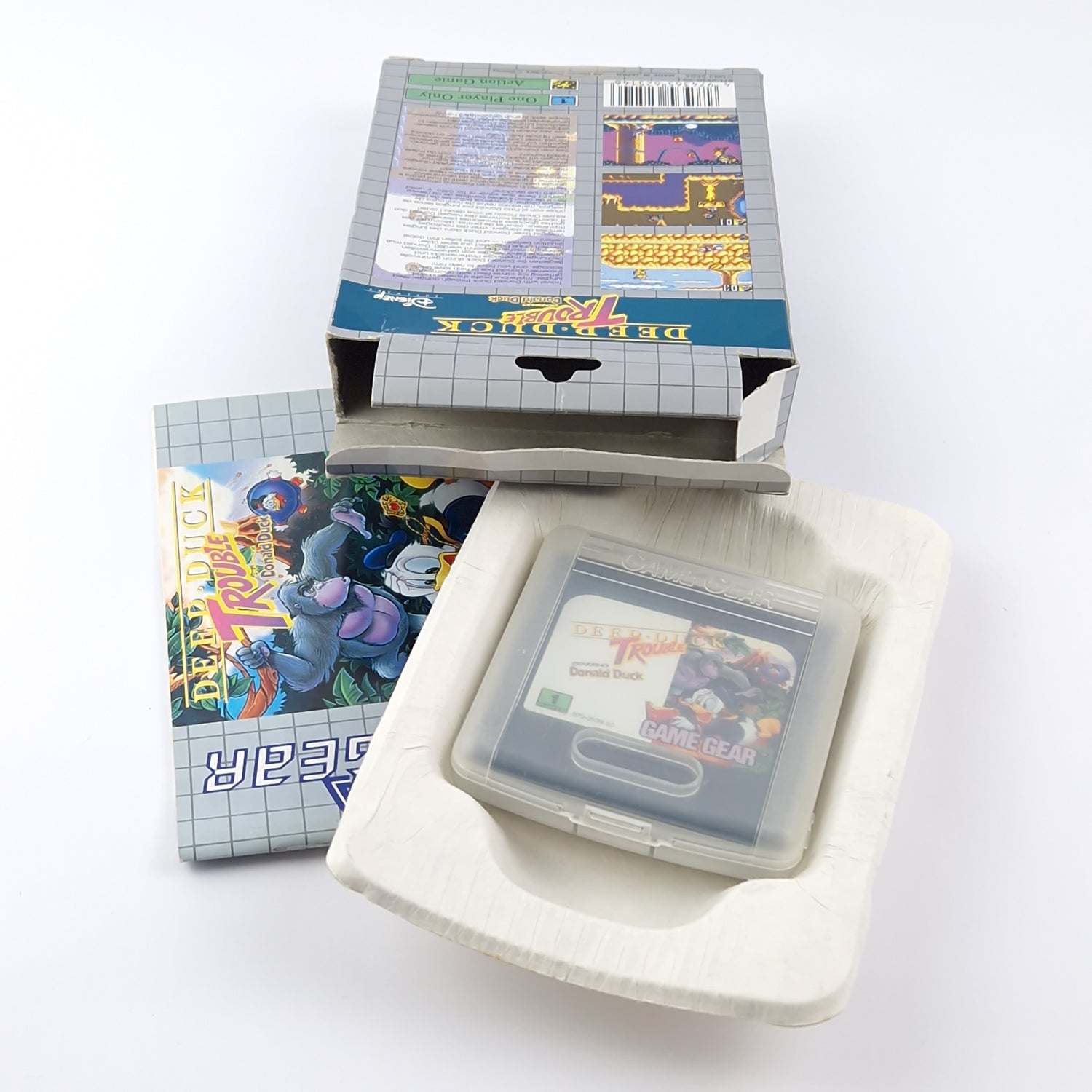 Sega Game Gear Spiel : Deep Duck Trouble starring Donald Duck - OVP Anleitung