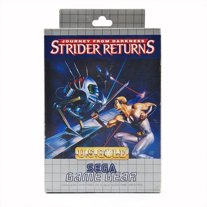 Sega Game Gear Game: Journey From Darkness Strider Returns - OVP Instructions PAL