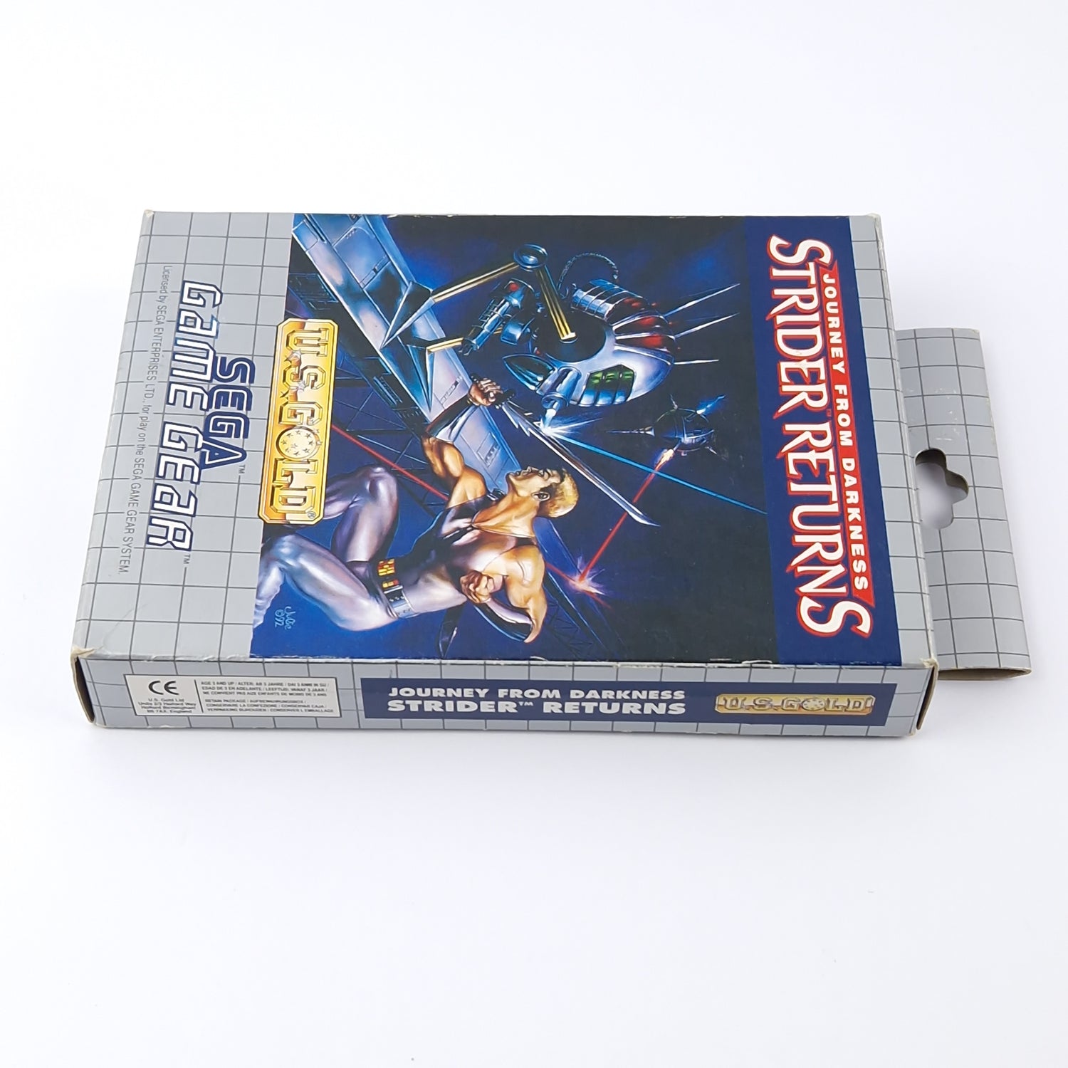 Sega Game Gear Game: Journey From Darkness Strider Returns - OVP Instructions PAL