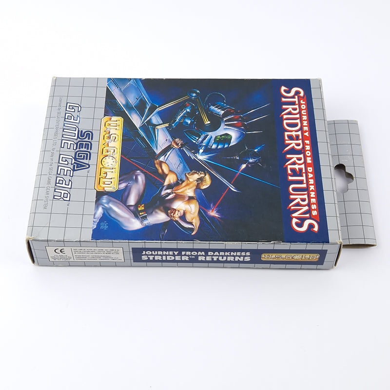 Sega Game Gear Game: Journey From Darkness Strider Returns - OVP Instructions PAL