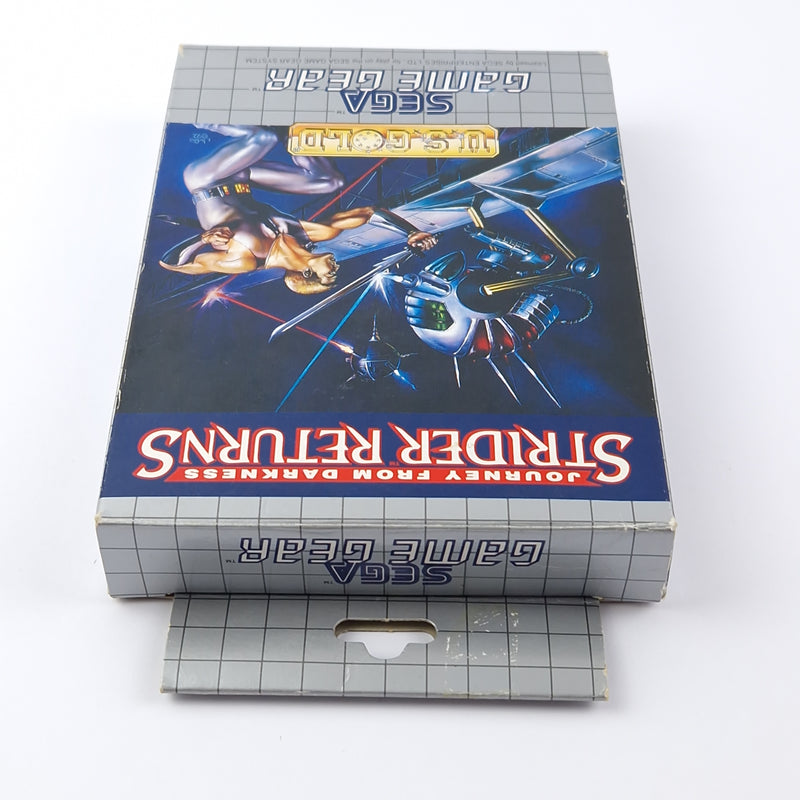 Sega Game Gear Game: Journey From Darkness Strider Returns - OVP Instructions PAL