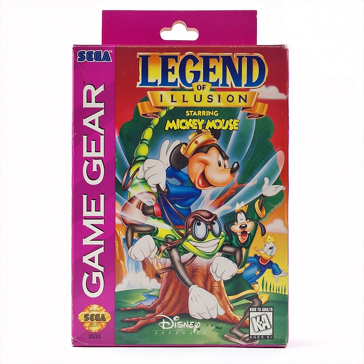 Sega Game Gear Spiel : Legend of illusion starring Mickey Mouse - OVP Modul USA