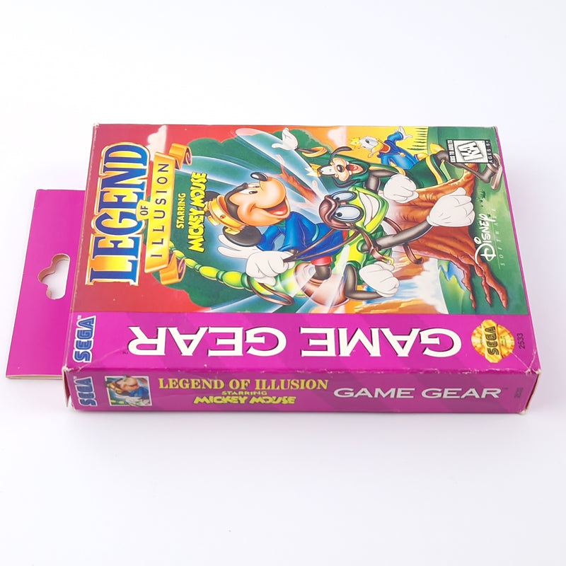 Sega Game Gear Spiel : Legend of illusion starring Mickey Mouse - OVP Modul USA