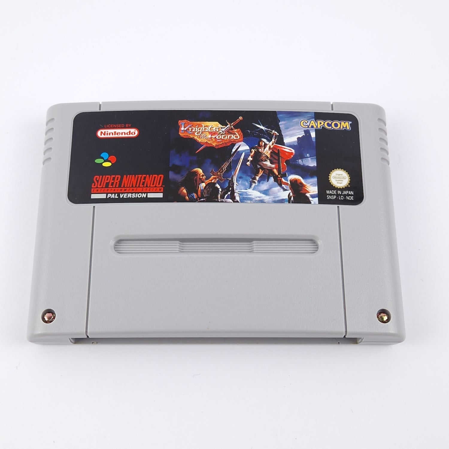 Super Nintendo Game: Knights of The Round - OVP Instructions Module | SNES PAL NOE