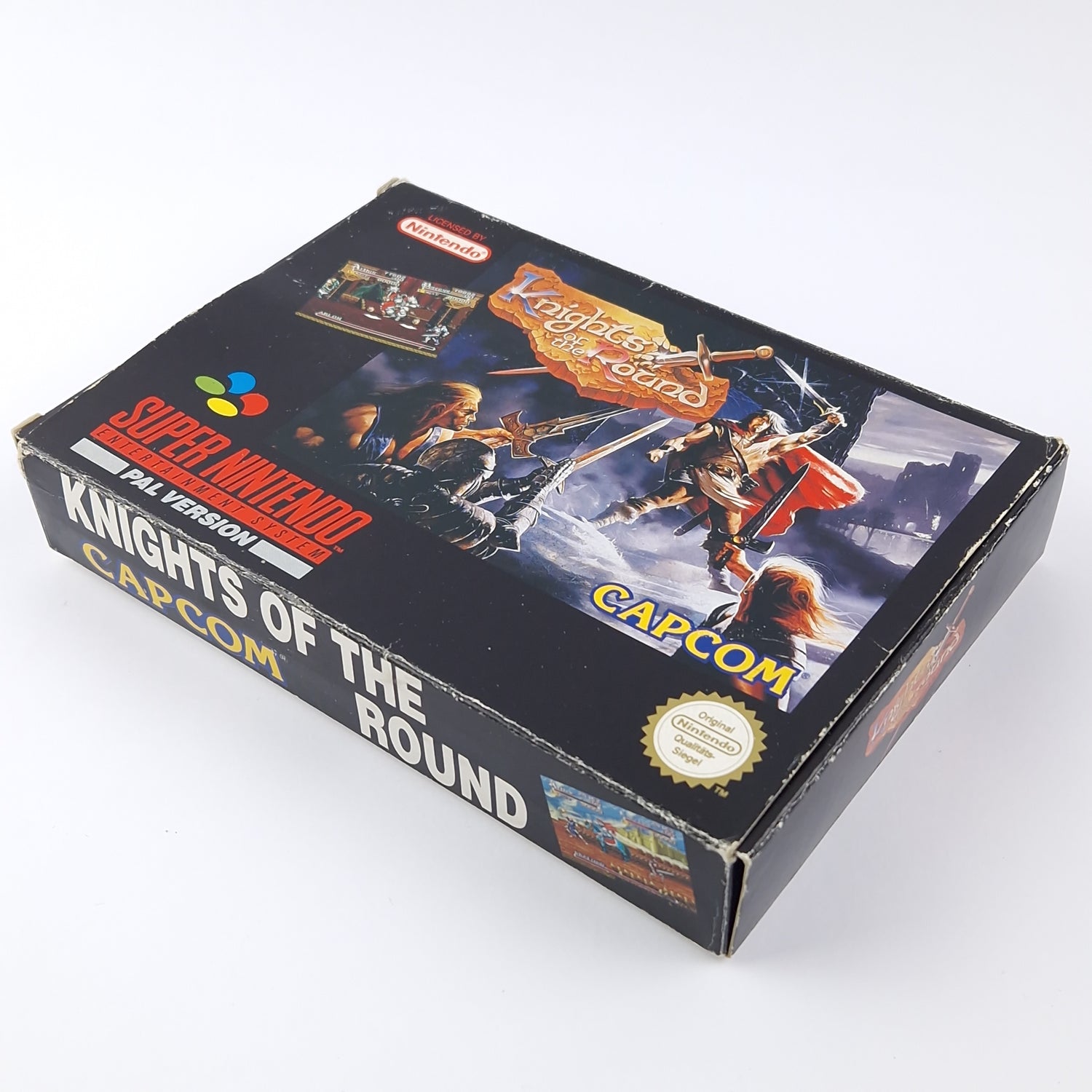 Super Nintendo Spiel : Knights of The Round - OVP Anleitung Modul | SNES PAL NOE