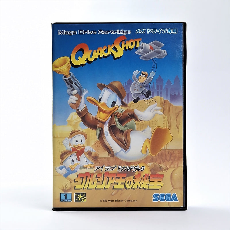 Sega Mega Drive game: Quack Shot - original packaging without instructions module NTSC-J JAPAN