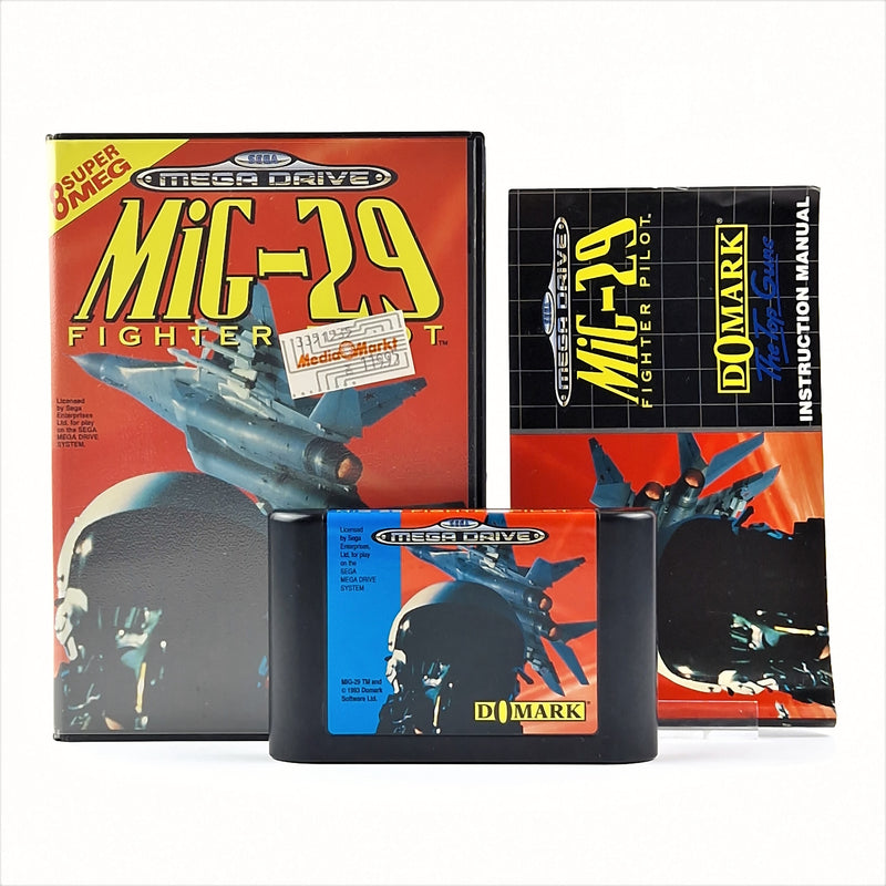 Sega Mega Drive Game: Mig-29 Fighter Pilot - OVP Instructions Module | MD PAL