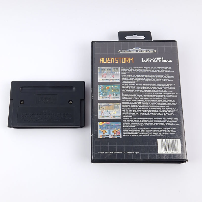 Sega Mega Drive Spiel : Alien Storm - OVP Anleitung Modul | MD PAL Cartridge