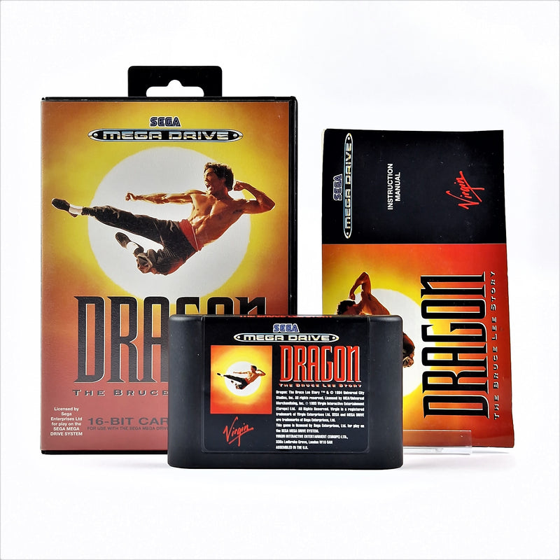 Sega Mega Drive Spiel : Dragon The Bruce Lee Story - OVP Anleitung Modul | PAL