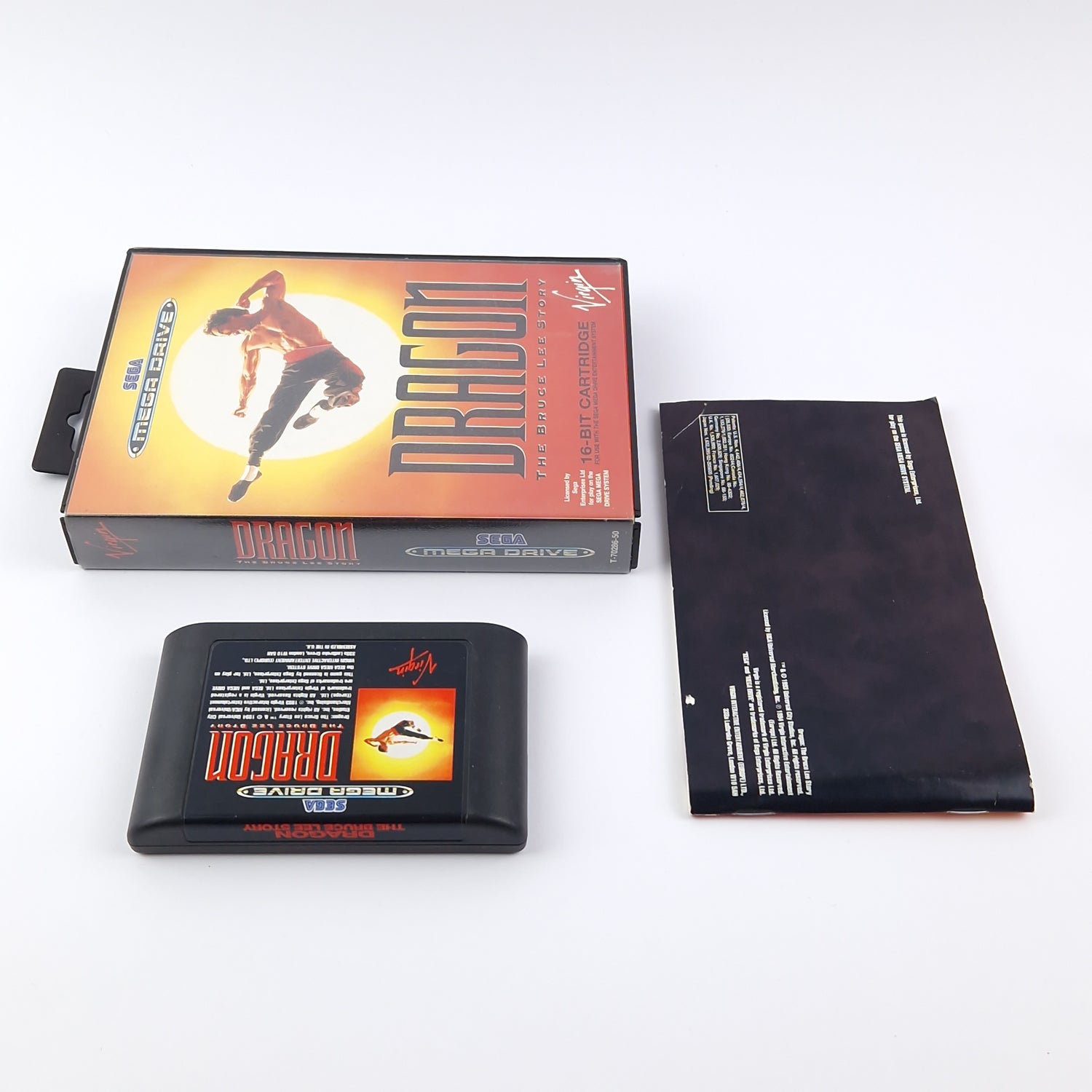 Sega Mega Drive Spiel : Dragon The Bruce Lee Story - OVP Anleitung Modul | PAL