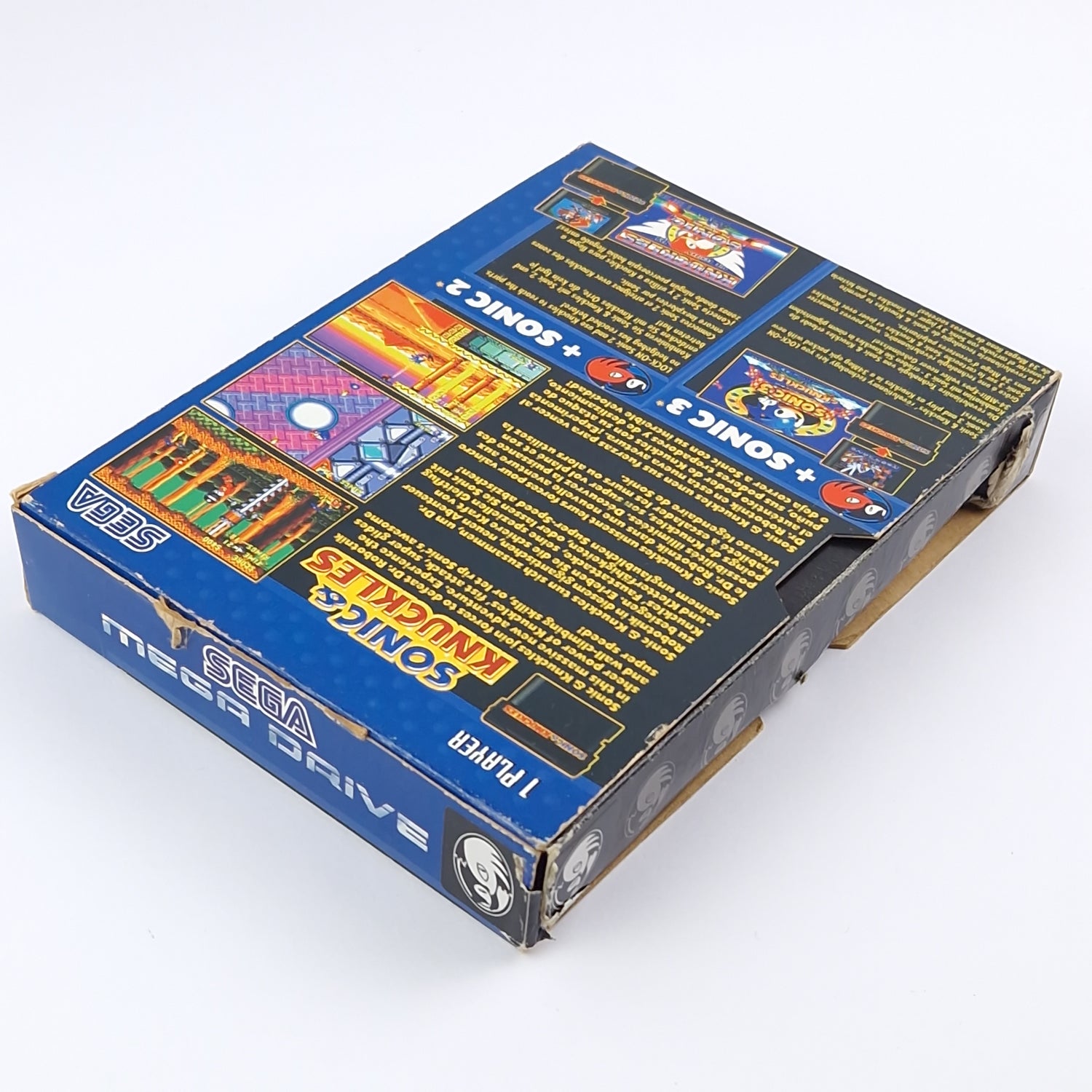Sega Mega Drive Spiel : Sonic & Knuckles - OVP Anleitung Modul PAL MD Cartridge