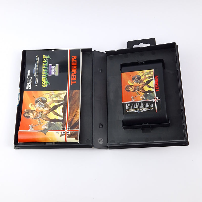 Sega Mega Drive Spiel : Gauntlet IV 4 - OVP Anleitung Modul PAL Cartridge