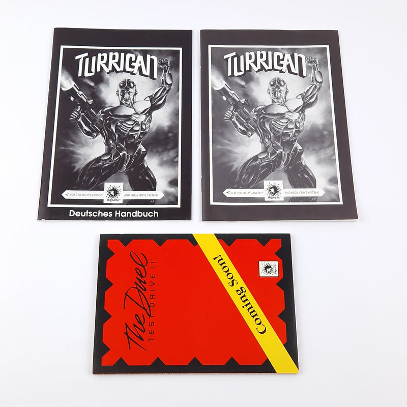 Sega Genesis Spiel : Turrican - OVP Anleitung Modul | Mega Drive USA Game