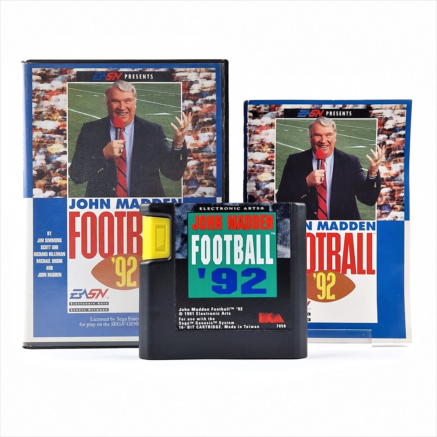 Sega Genesis Game: John Madden Football 92 - OVP Instructions USA Mega Drive