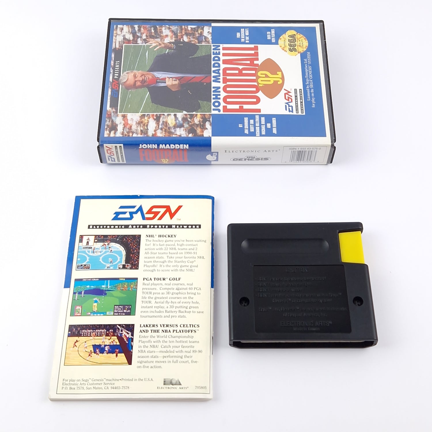 Sega Genesis Game: John Madden Football 92 - OVP Instructions USA Mega Drive
