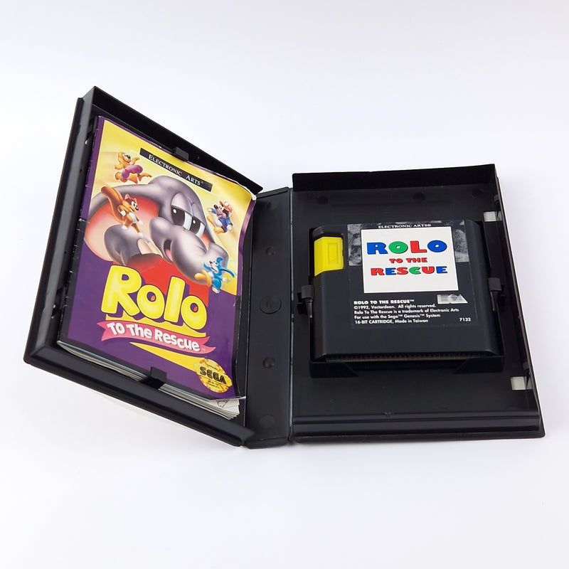 Sega Genesis Game: Rolo To The Rescue - OVP Instructions USA Mega Drive
