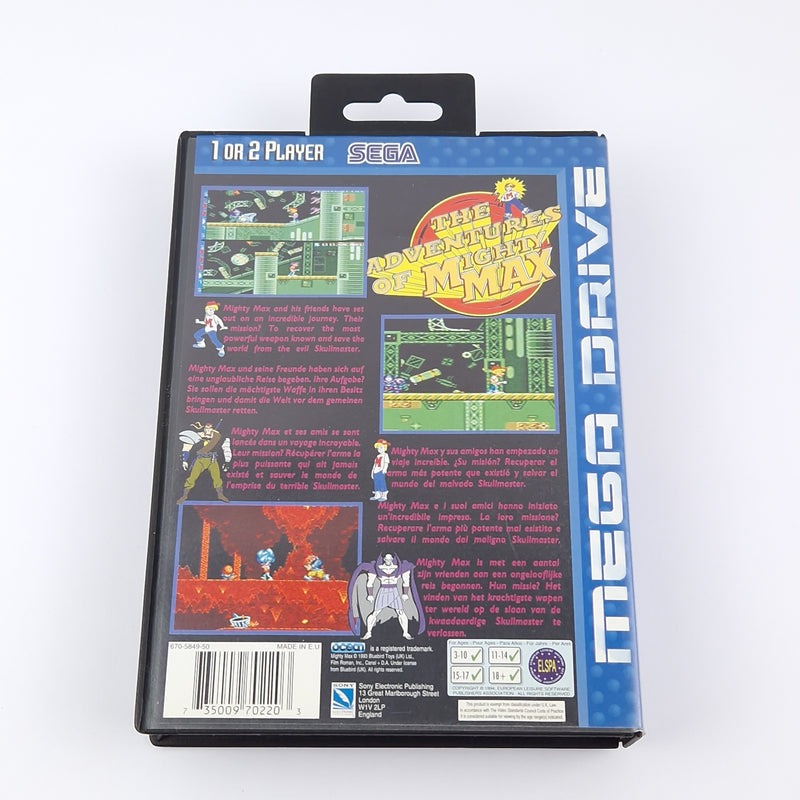 Sega Mega Drive Game: The Adventures of Mighty Max - OVP Instructions MD 16-Bit