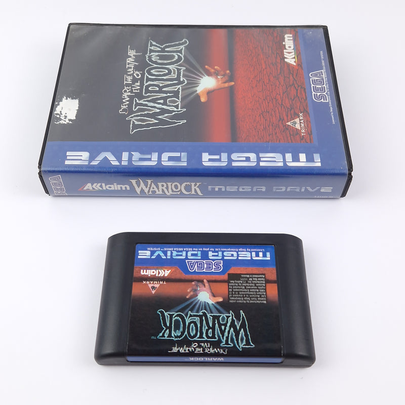 Sega Mega Drive Game: Beware The Ultimate Evil of Warlock - OVP Instructions PAL