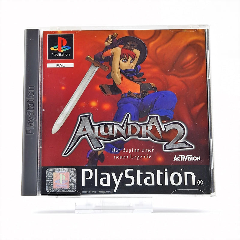 Sony Playstation 1 Spiel : Alundra 2 - OVP Anleitung CD - PAL PS1 PSX