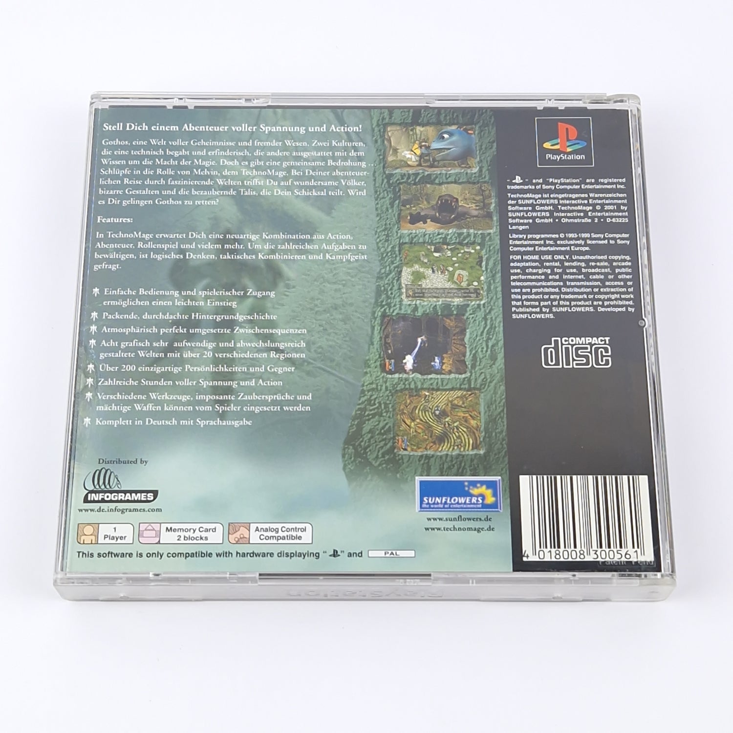 Sony Playstation 1 Spiel : Technomage Die Rückkehr der Erwigkeit - PS1 PSX OVP