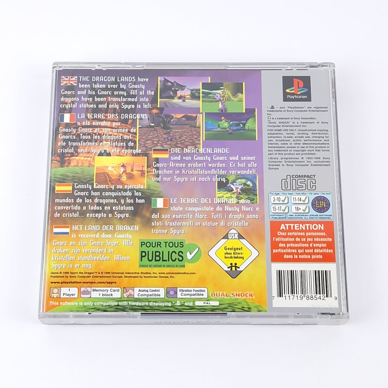 Sony Playstation 1 Spiel : Spyro The Dragon - Platinum OVP CD | PS1 PSX Game