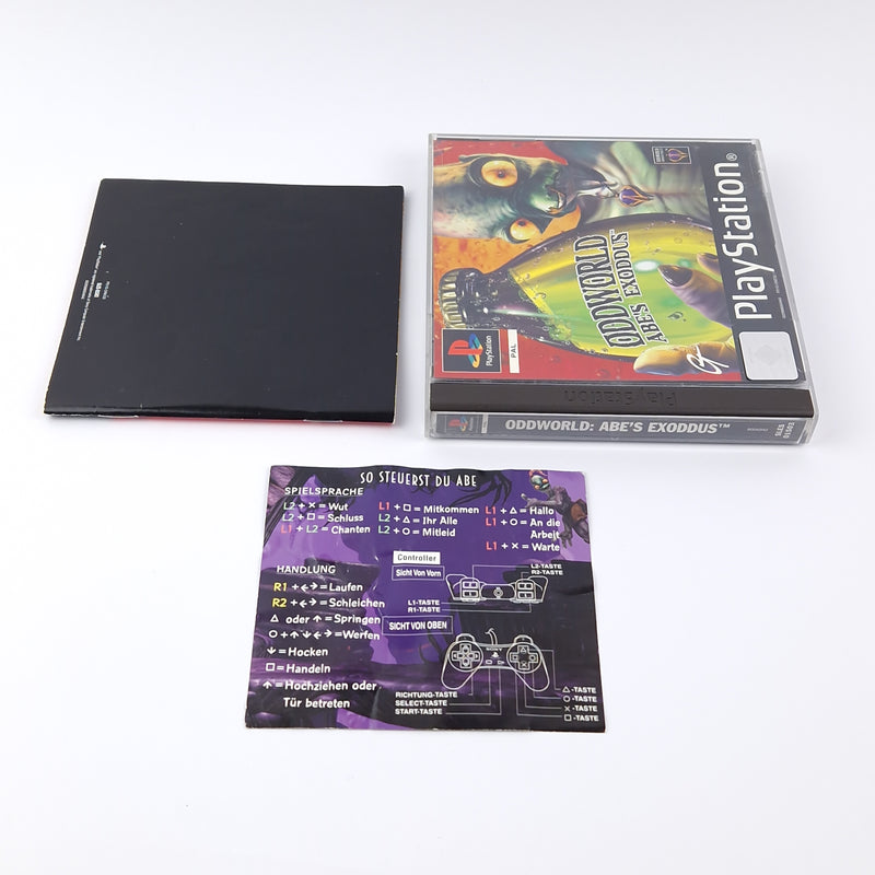 Sony Playstation 1 Spiel : Oddworld Abe´s Exodus - OVP Anleitung CD | PS1 PSX
