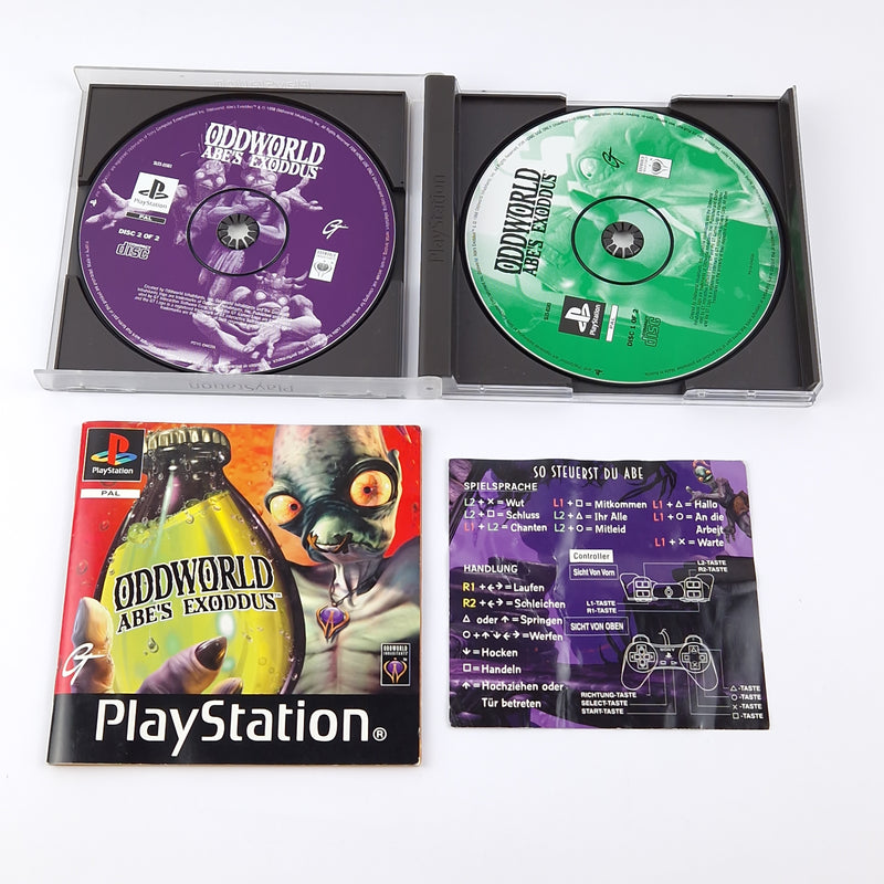 Sony Playstation 1 Spiel : Oddworld Abe´s Exodus - OVP Anleitung CD | PS1 PSX