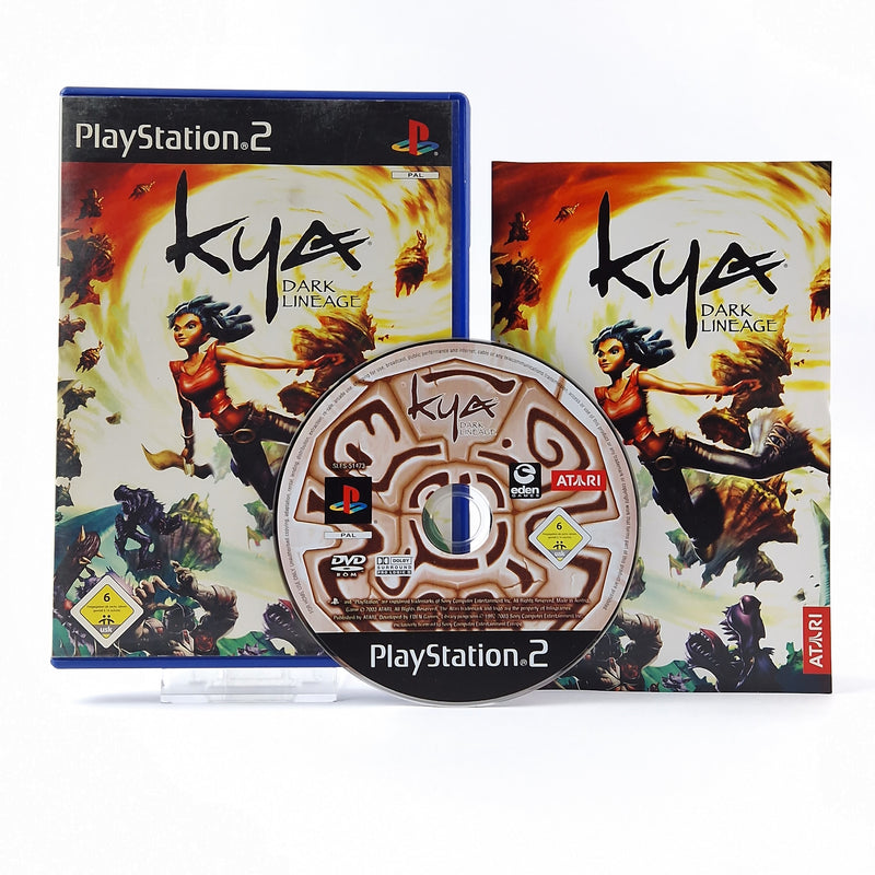 Sony Playstation 2 Spiel : Kya Dark Lineage - OVP Anleitung CD PAL | PS2 Game