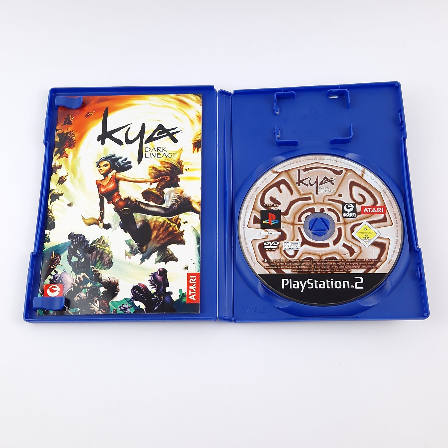 Sony Playstation 2 Spiel : Kya Dark Lineage - OVP Anleitung CD PAL | PS2 Game