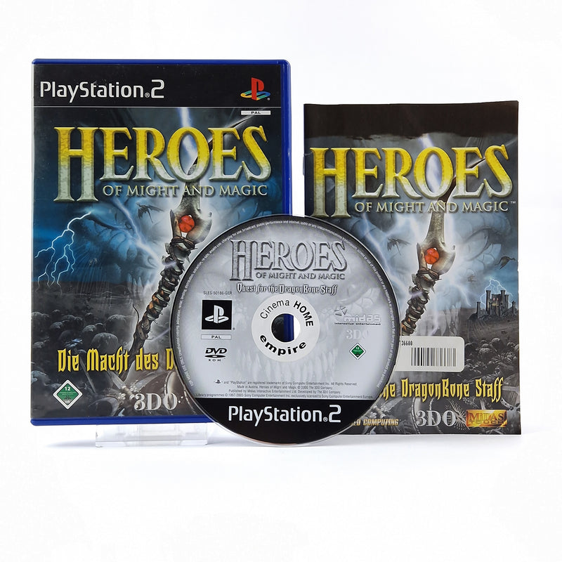 Sony Playstation 2 Spiel : Heroes of Might and Magic - OVP Anleitung CD  PAL PS2