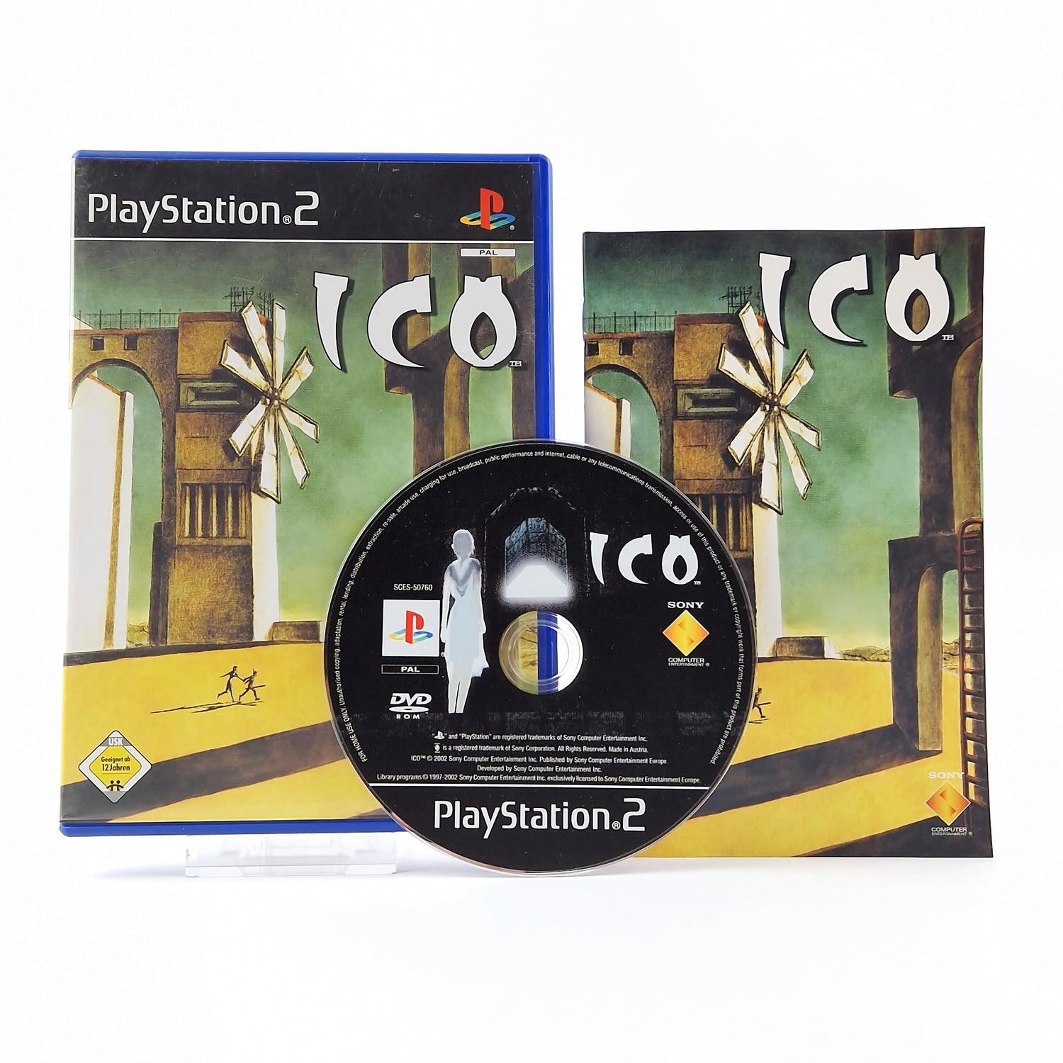 Sony Playstation 2 Spiel : ICO - OVP Anleitung CD | PAL PS2 Game