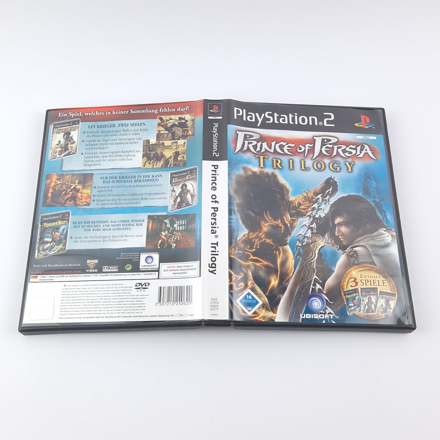 Sony Playstation 2 Spiel : Prince of Persia Trilogy - OVP Anleitung CD | PAL PS2