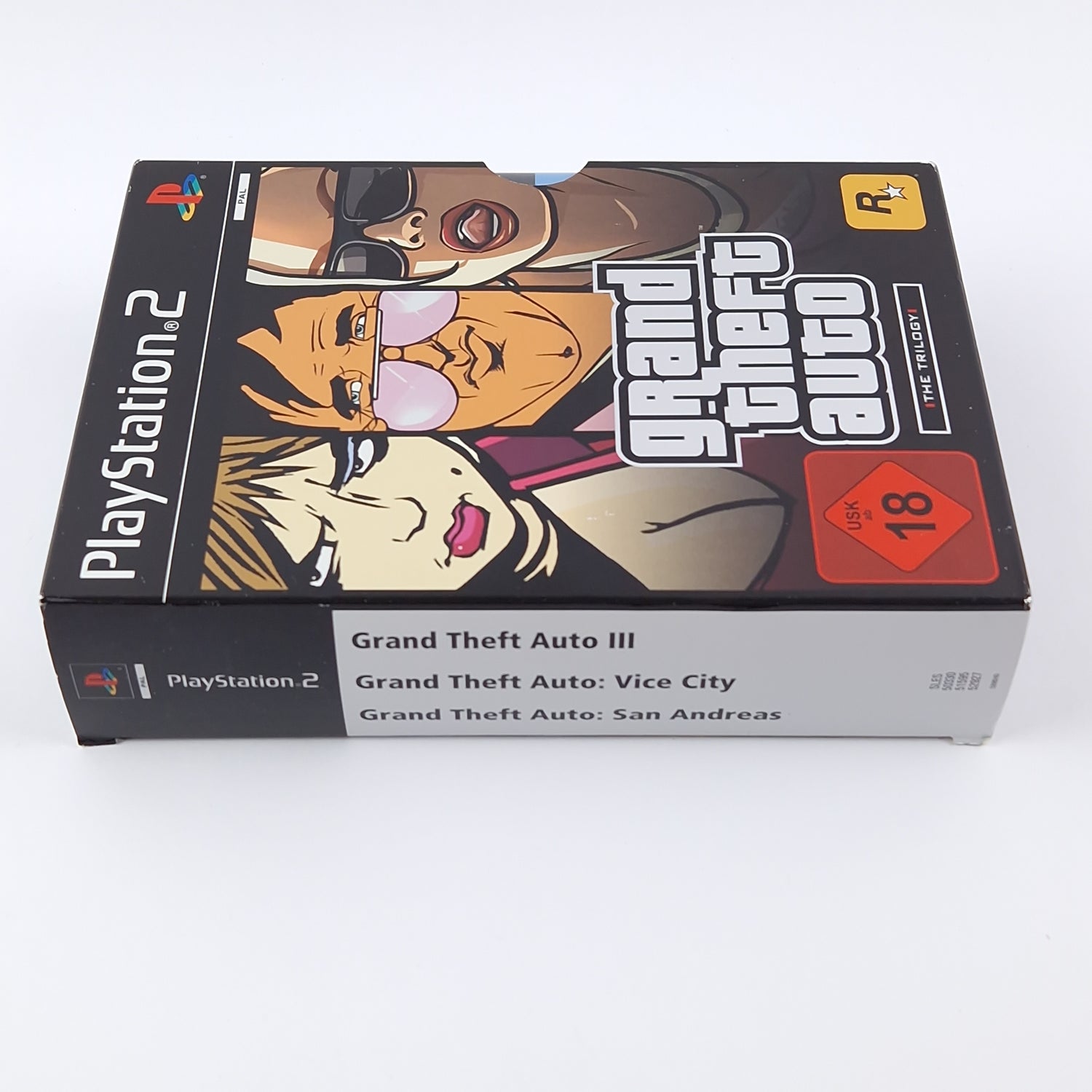 Sony Playstation 2 Spiel : Grand Theft Auto The Trilogy - OVP Anleitung GTA PS2