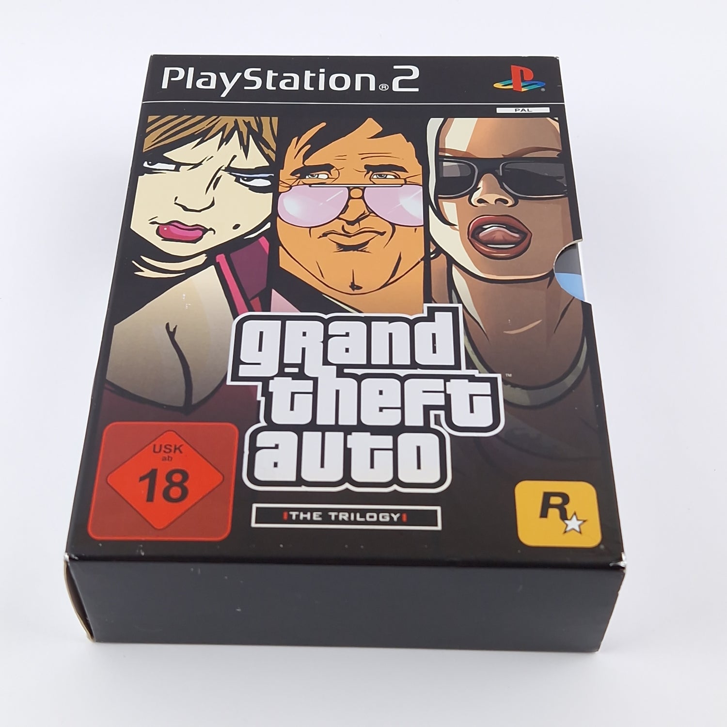 Sony Playstation 2 Spiel : Grand Theft Auto The Trilogy - OVP Anleitung GTA PS2