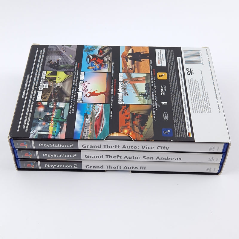 Sony Playstation 2 Spiel : Grand Theft Auto The Trilogy - OVP Anleitung GTA PS2