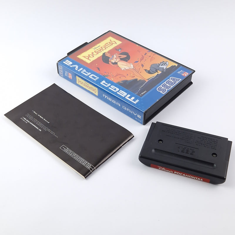 Sega Mega Drive Spiel : Disneys Pocahontas - OVP Anleitung Modul | PAL MD Game