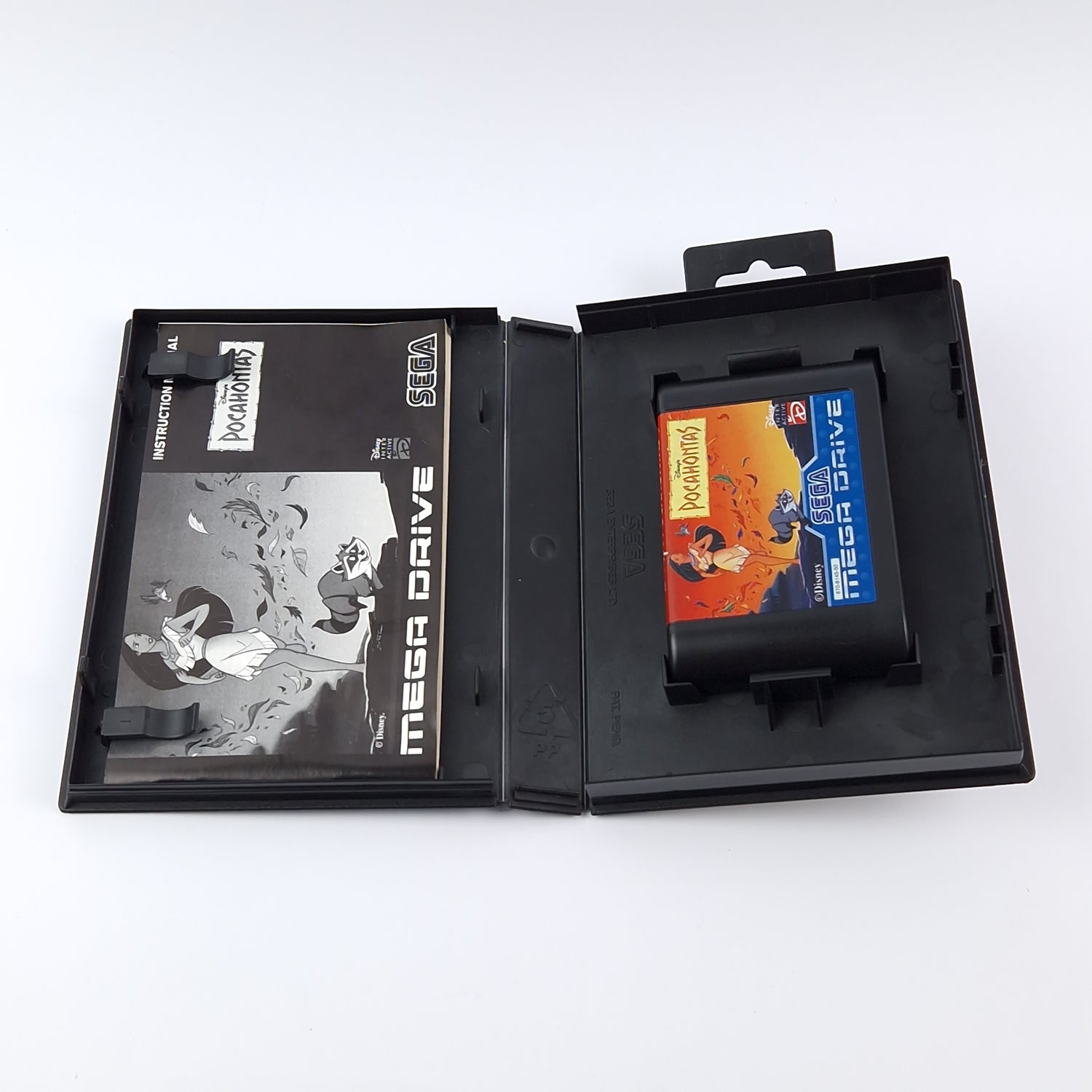 Sega Mega Drive Spiel : Disneys Pocahontas - OVP Anleitung Modul | PAL MD Game