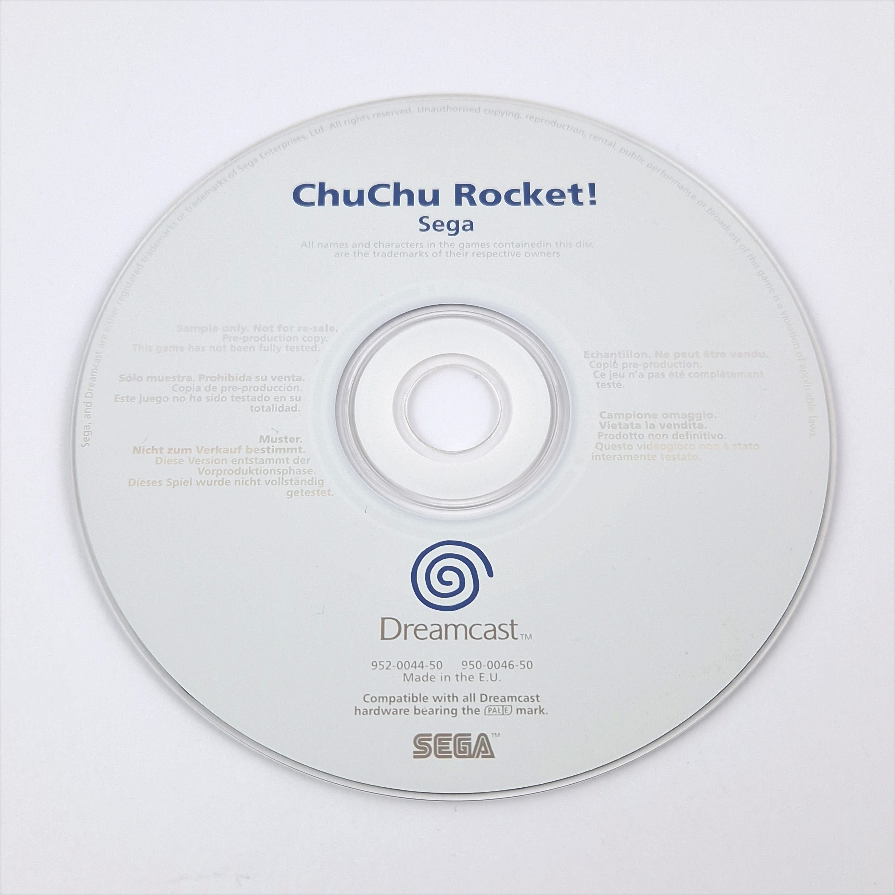 Sega Dreamcast PROMO Game : Chu Chu Rocket! - Not for Resale | CD PAL samples