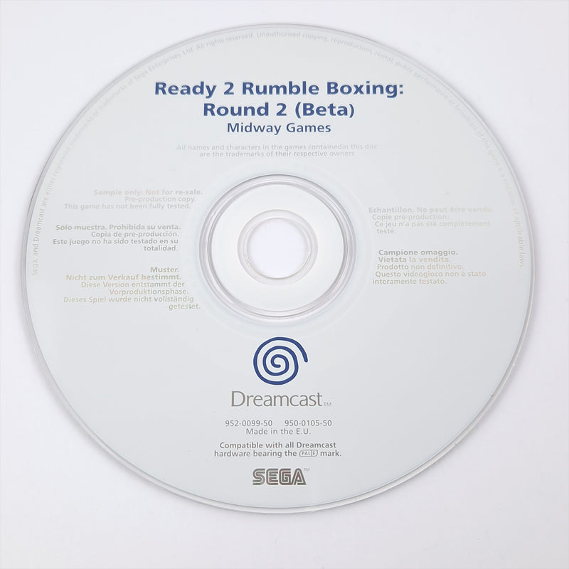 Sega Dreamcast PROMO Spiel : Ready 2 Rumble Boxing Round 2 - Not for Resale PAL