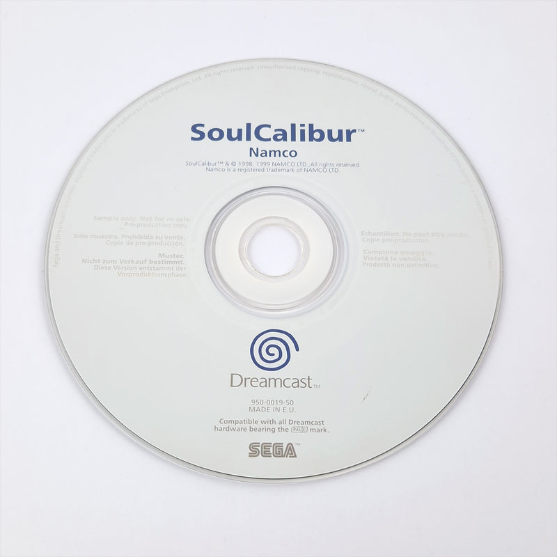 Sega Dreamcast PROMO Game : Soul Calibur - Not for Resale Sample | PAL DC