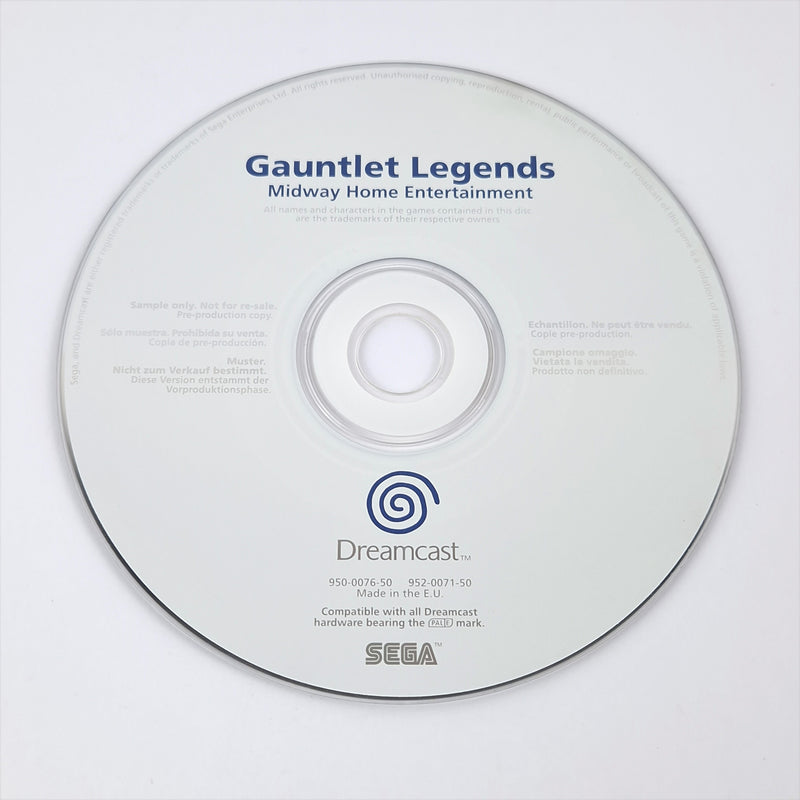 Sega Dreamcast PROMO Spiel : Gauntlet Legends - Not for Resale Sample  PAL DC