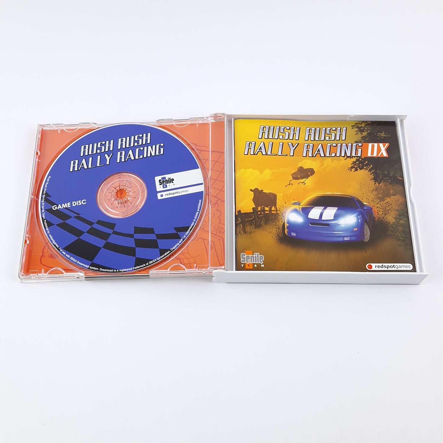 Sega Dreamcast Spiel : Rush Rush Rally Racing DX - OVP Anleitung CD | NTSC JAPAN