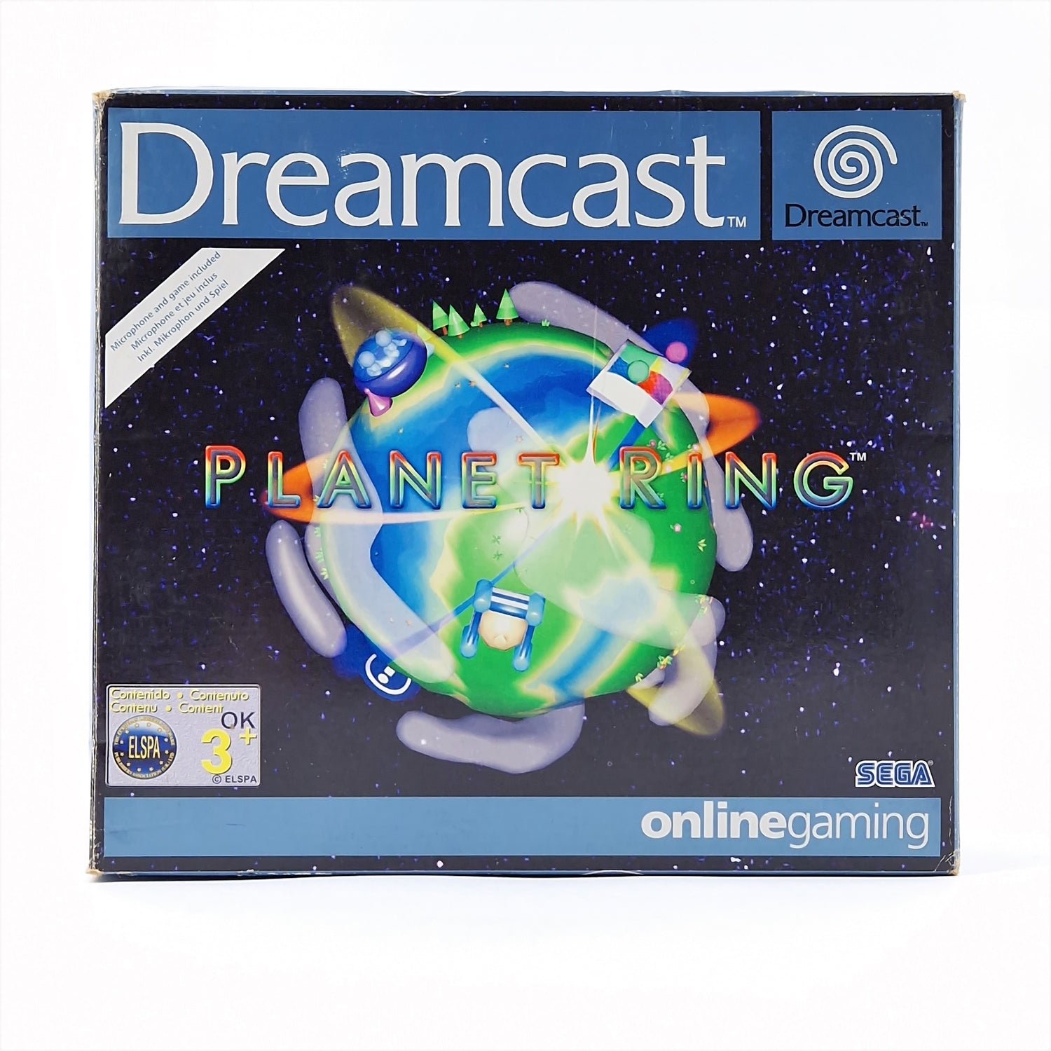 Sega Dreamcast Game: Planet Ring - OVP Instructions CD Microphone | DC PAL