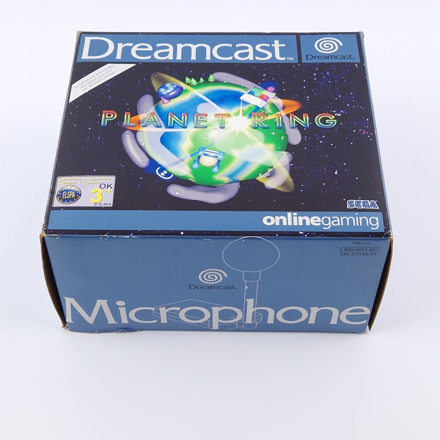 Sega Dreamcast Spiel : Planet Ring - OVP Anleitung CD Microphone | DC PAL