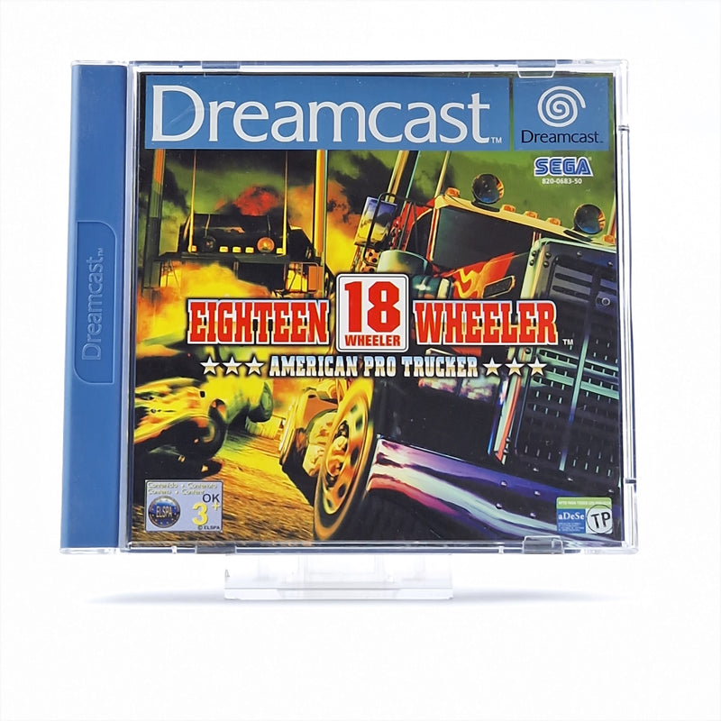 Sega Dreamcast Spiel : Eighteen Wheeler 18 American Pro Trucker - OVP Anleitung