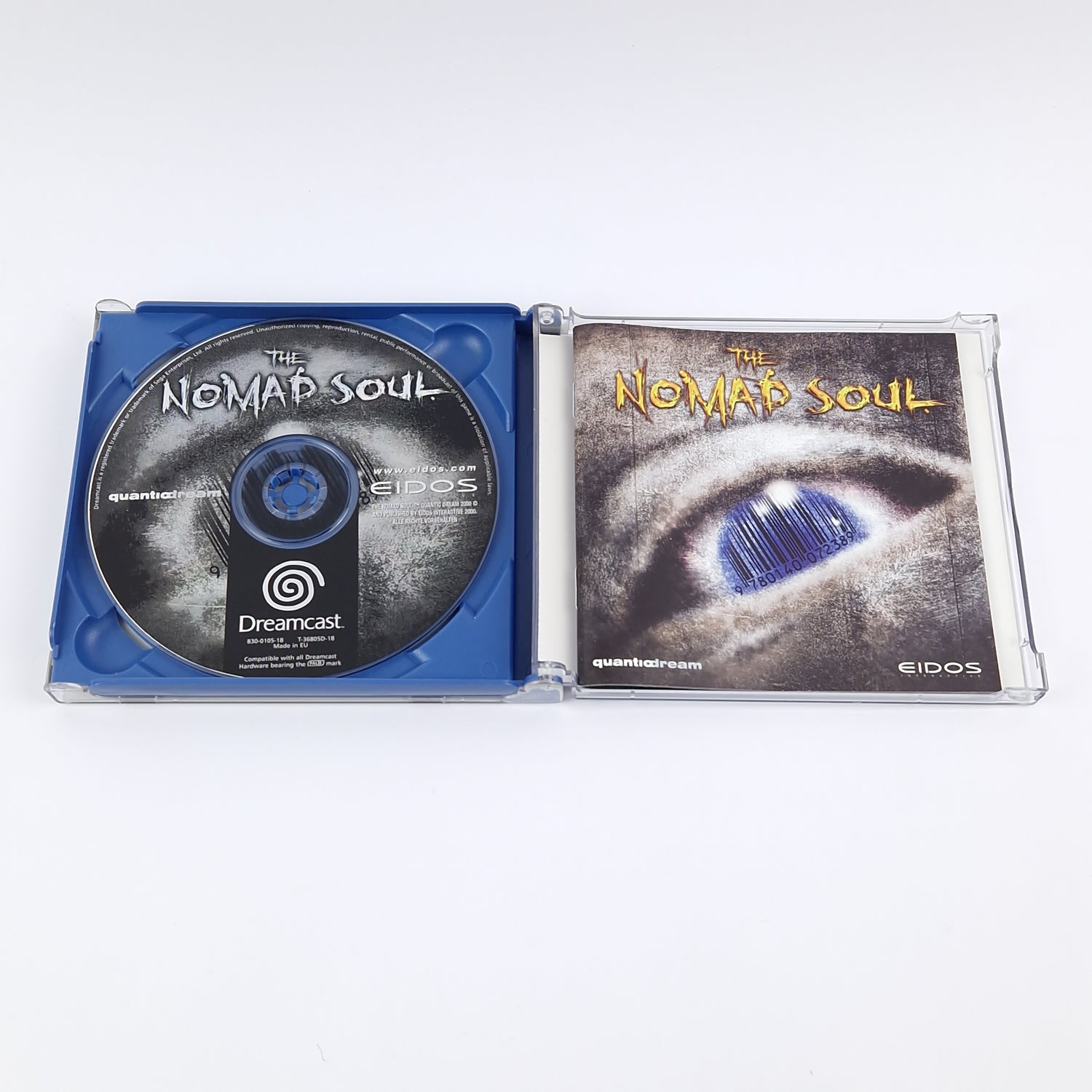 Sega Dreamcast Spiel : The Nomad Soul - OVP Anleitung CD | DC PAL Game EIDOS