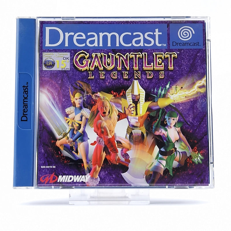Sega Dreamcast Spiel : Gauntlet Legends - OVP Anleitung CD | DC PAL Game Midway