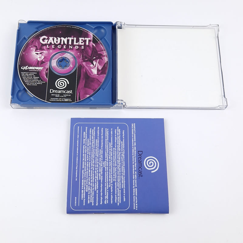 Sega Dreamcast Spiel : Gauntlet Legends - OVP Anleitung CD | DC PAL Game Midway